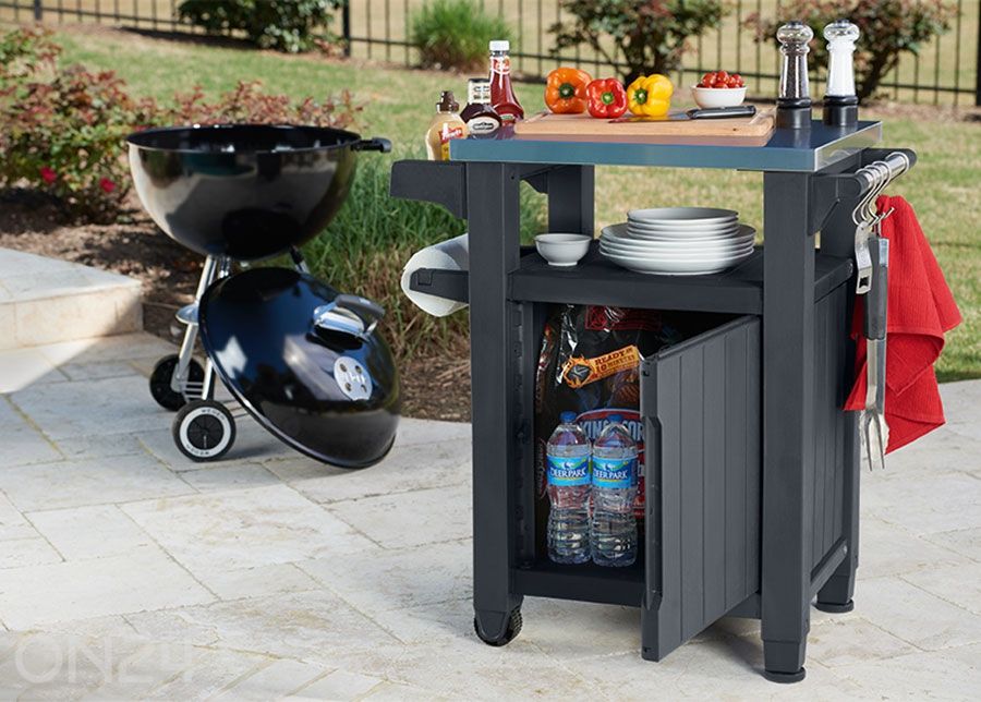 Ulkokeittiö Keter Unity L 52x82 cm, grafiitti kuvasuurennos