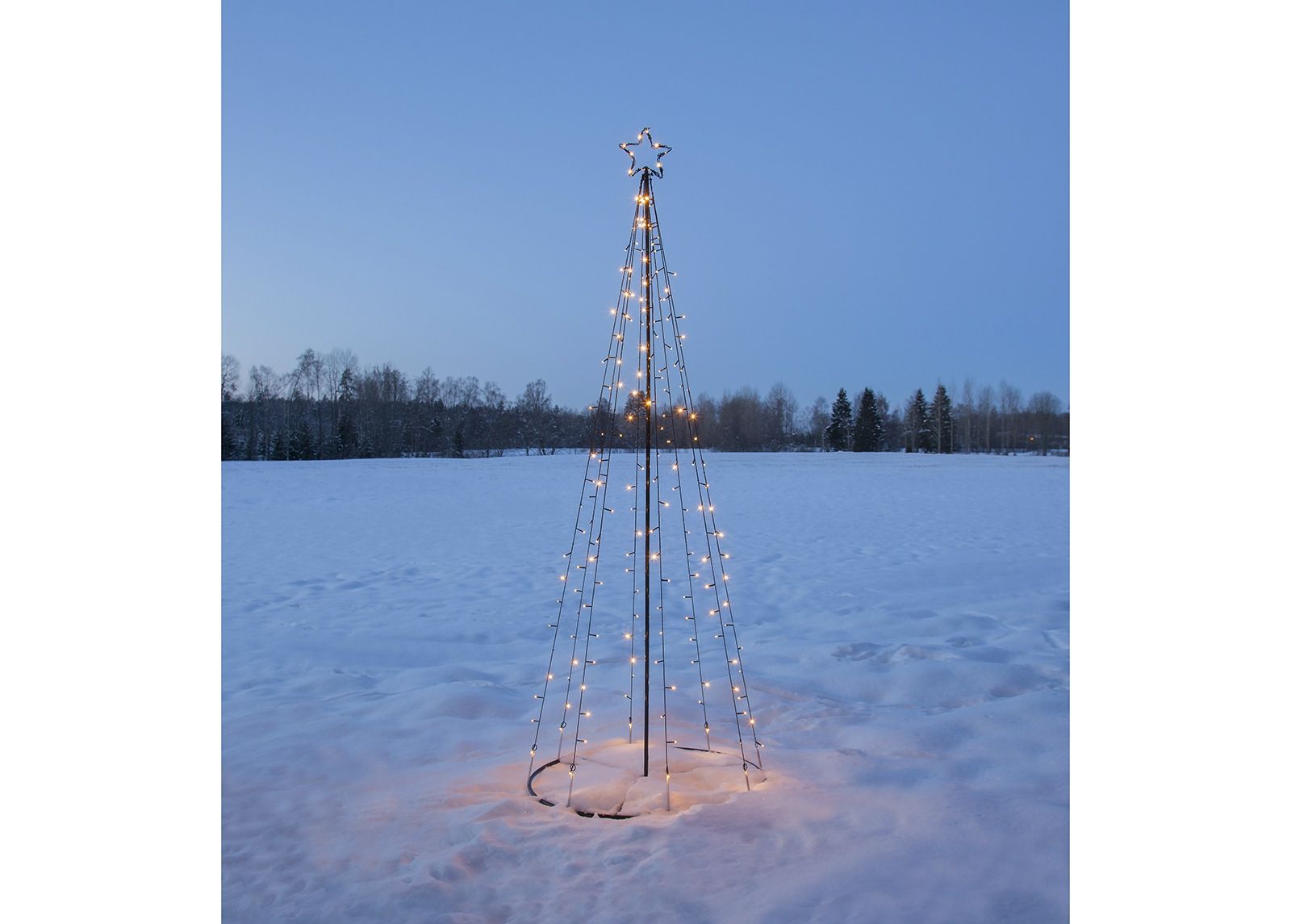 Ulkokoriste LED valoilla kuvasuurennos