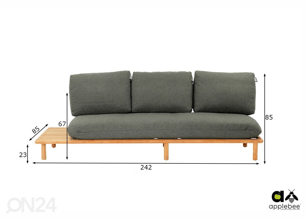 Ulkosohva Sling oikea kuvasuurennos mitat