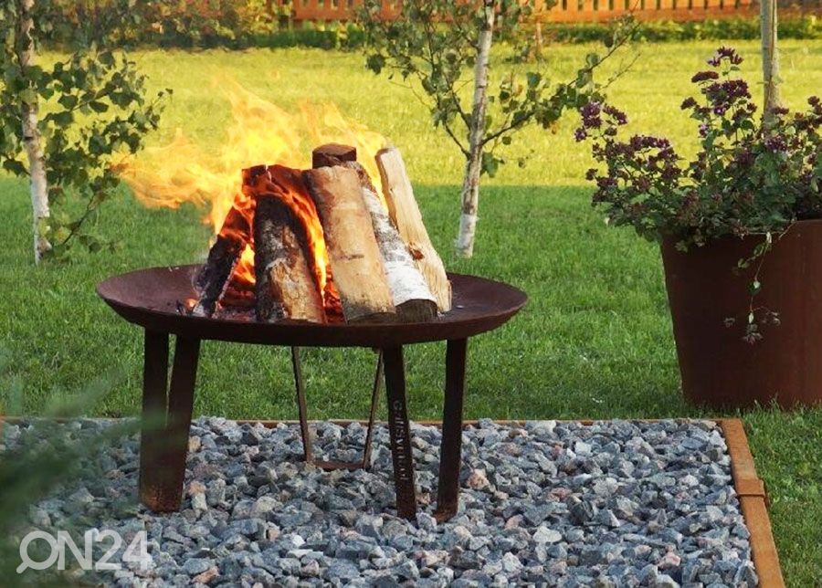 Ulkotulisija Cor-ten terästä GrillSymbol Elegante kuvasuurennos