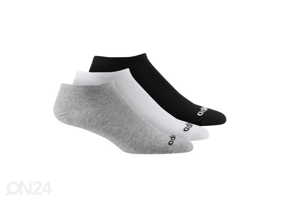 Urheilusukat 3 paria Adidas Low Cut GE6137 kuvasuurennos