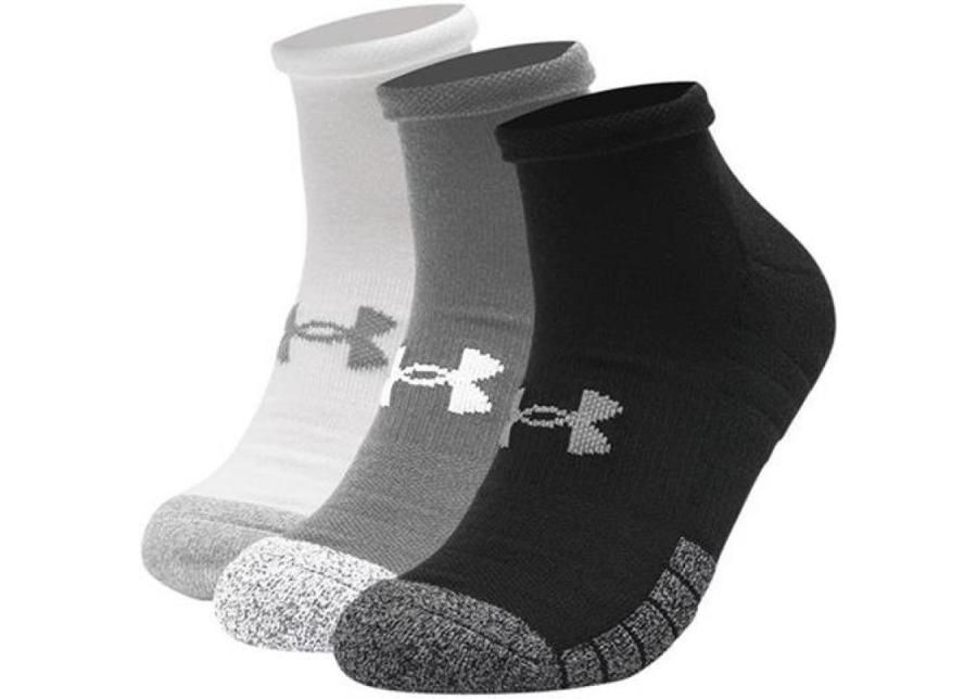 Urheilusukat 3 paria Under Armour Heatgear Locut 1346753-035 kuvasuurennos