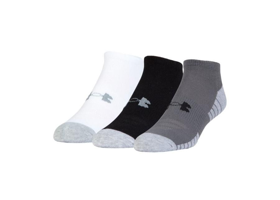 Urheilusukat 3 paria Under Armour Tech No Show Sock 1312439-040 kuvasuurennos