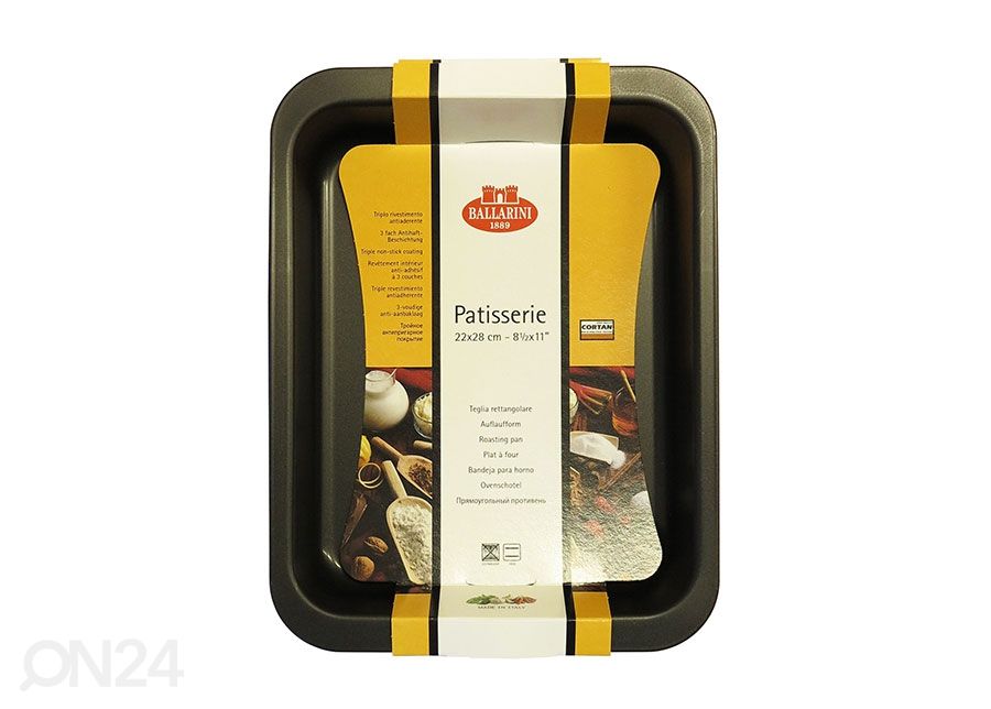 Uunivuoka BALLARINI PATISSERIE 22x28 cm kuvasuurennos