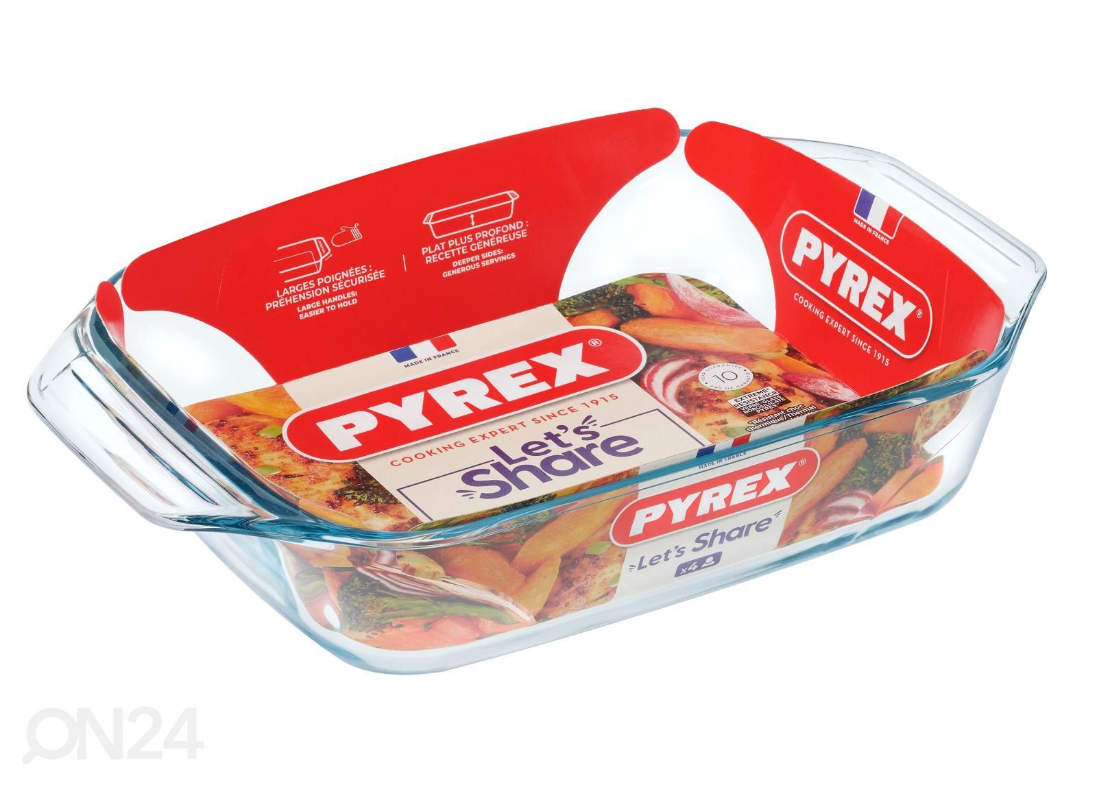 Uunivuoka Pyrex Irresistible 2,1 L kuvasuurennos