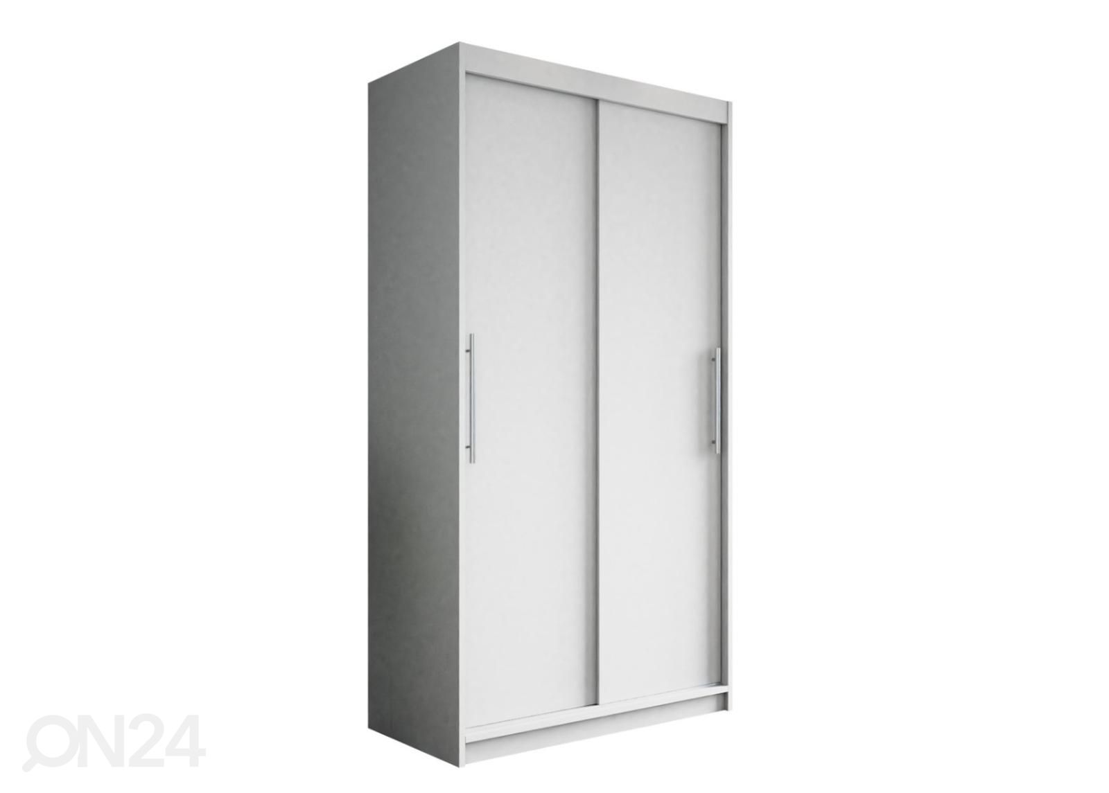 Vaatekaappi 100 cm + LED kuvasuurennos
