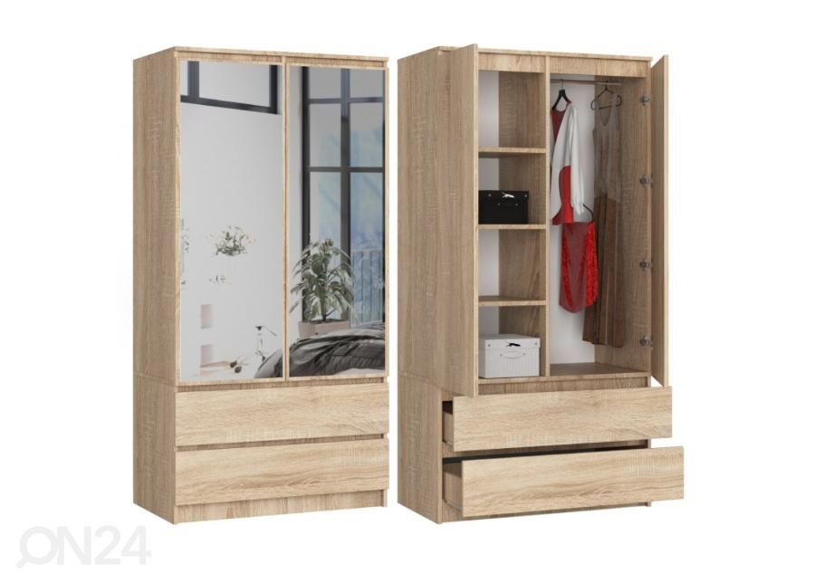 Vaatekaappi 90 cm kuvasuurennos