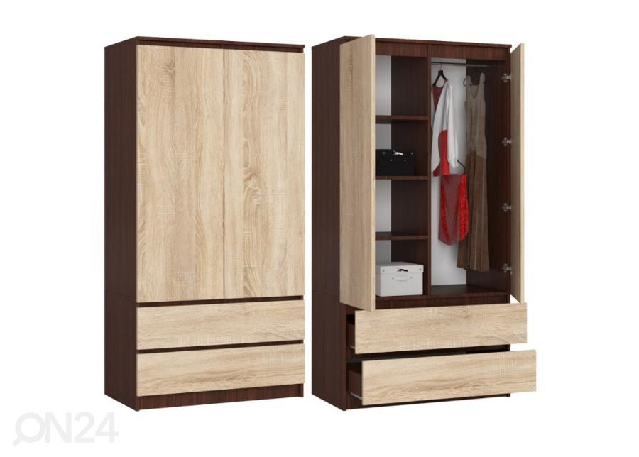 Vaatekaappi 90 cm kuvasuurennos