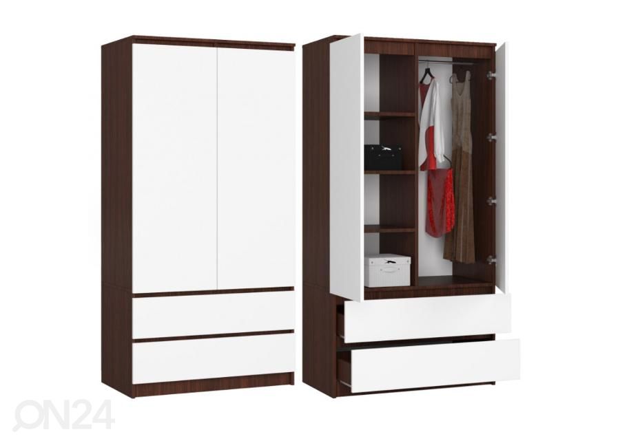 Vaatekaappi 90 cm kuvasuurennos