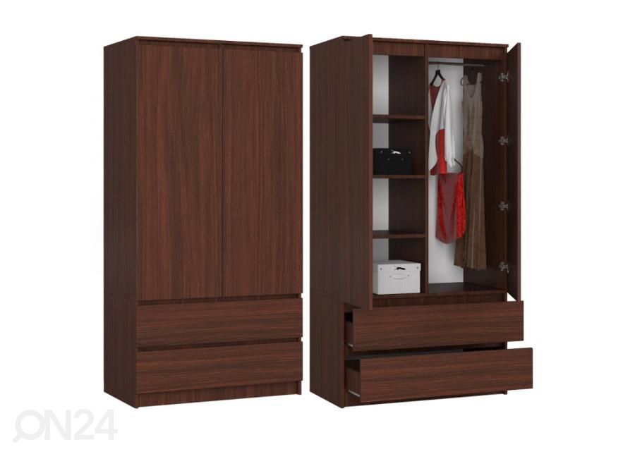 Vaatekaappi 90 cm kuvasuurennos