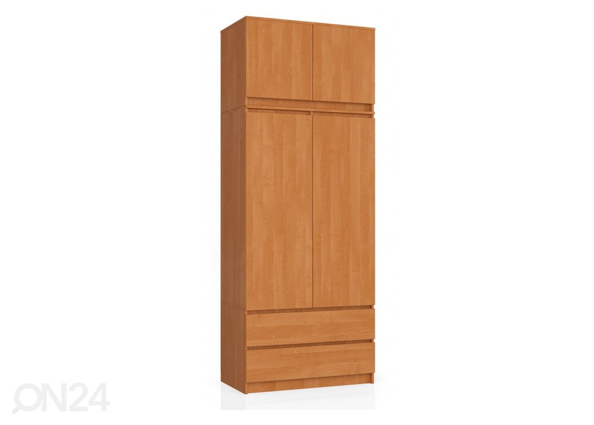 Vaatekaappi 90 cm, leppä kuvasuurennos