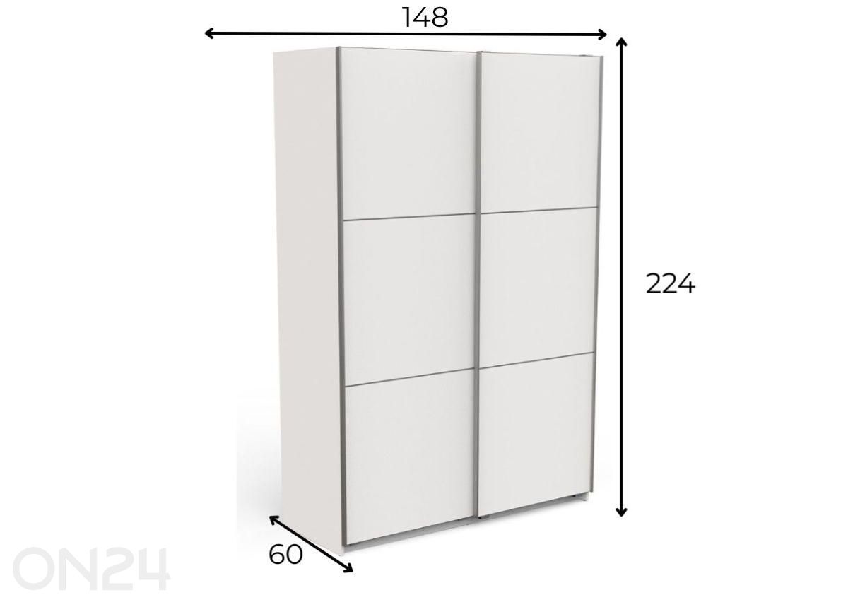 Vaatekaappi Alhambra kuvasuurennos mitat