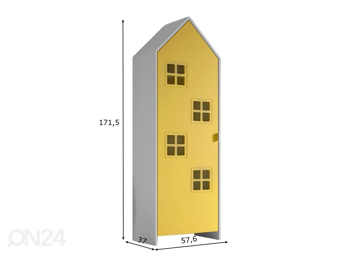 Vaatekaappi Casami Bruges 57,6 cm kuvasuurennos mitat