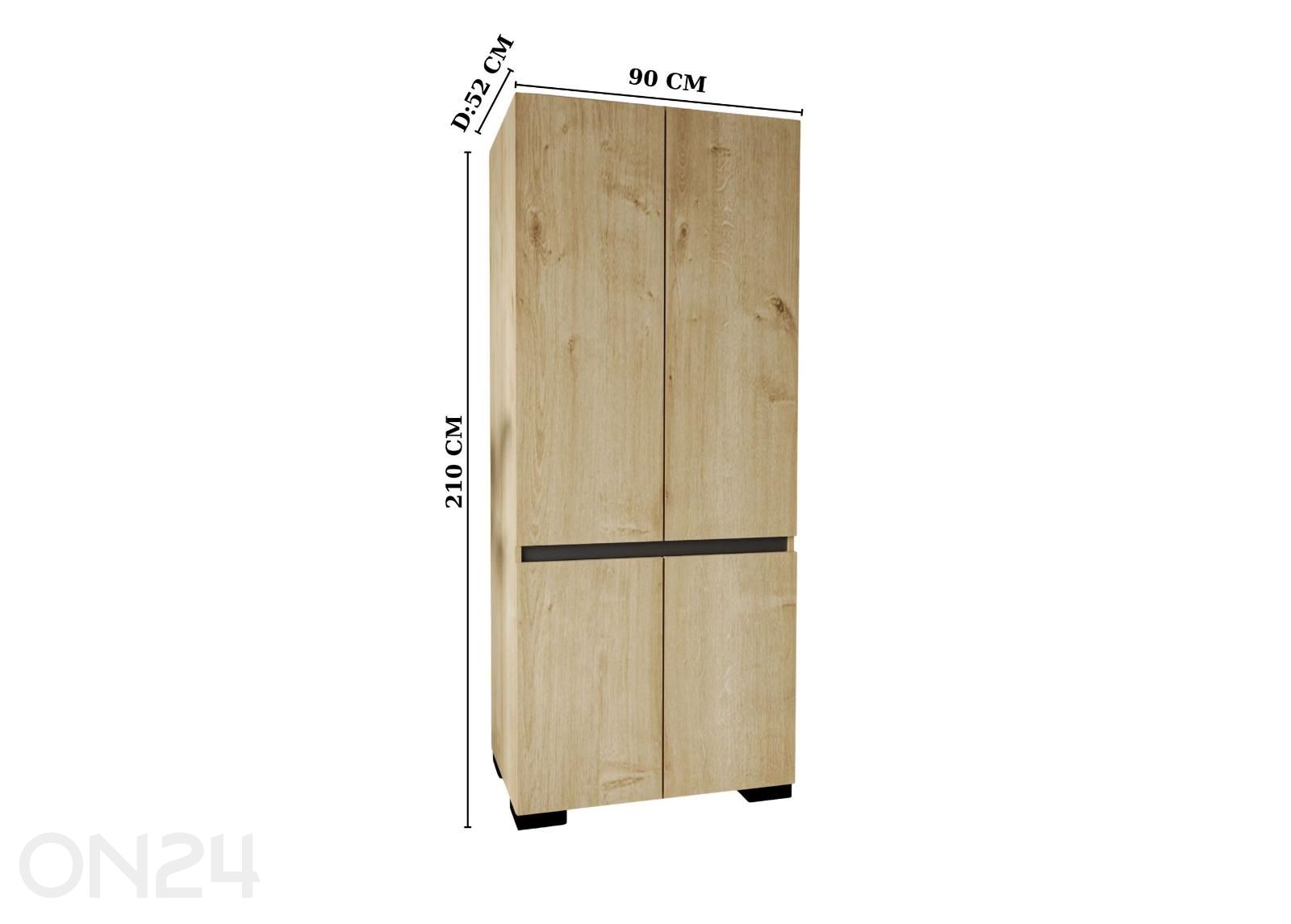 Vaatekaappi Floransa kuvasuurennos mitat