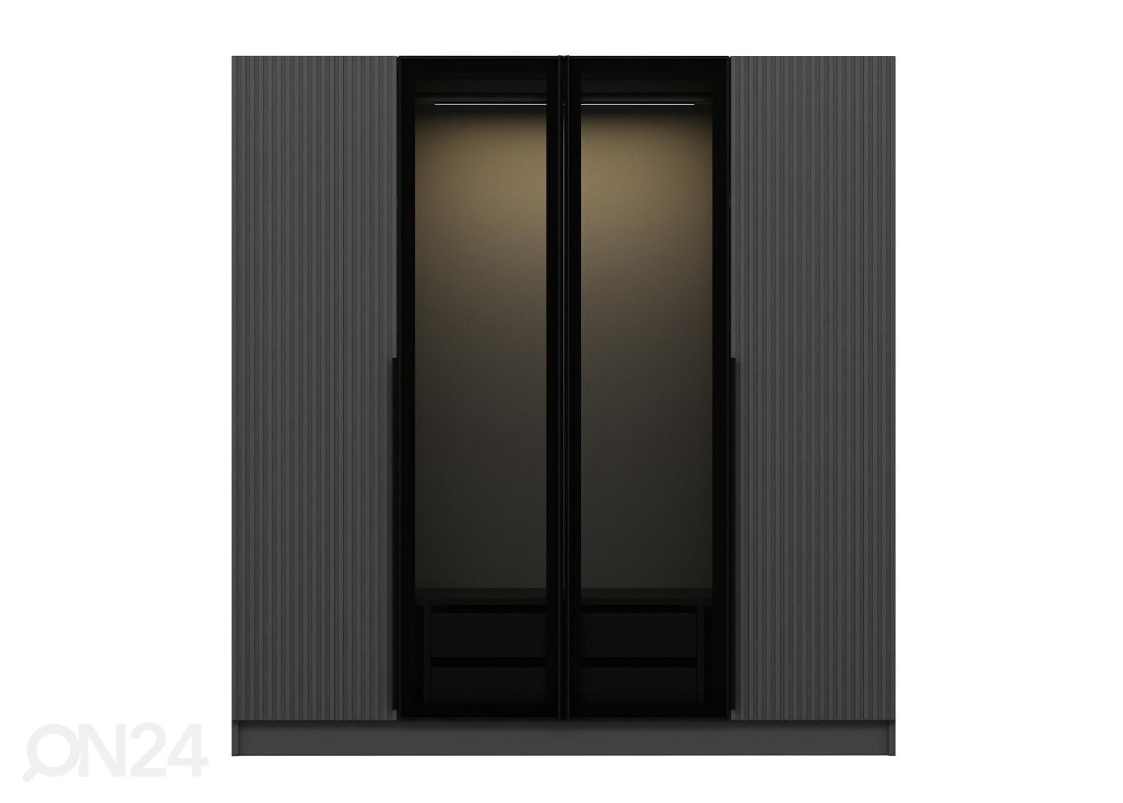 Vaatekaappi Glass 180 cm kuvasuurennos