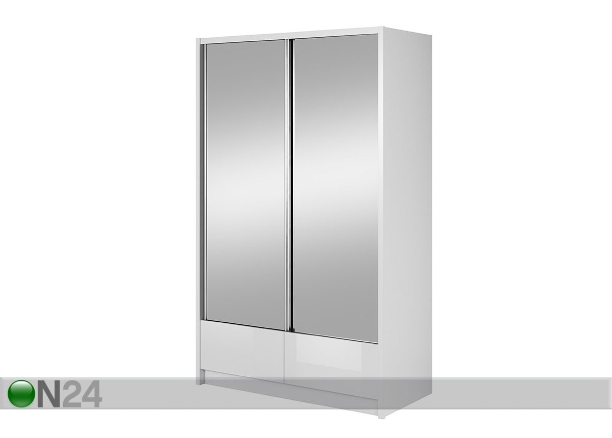 Vaatekaappi liukuovilla 130 cm kuvasuurennos