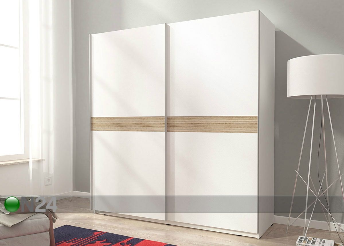 Vaatekaappi liukuovilla 150 cm kuvasuurennos