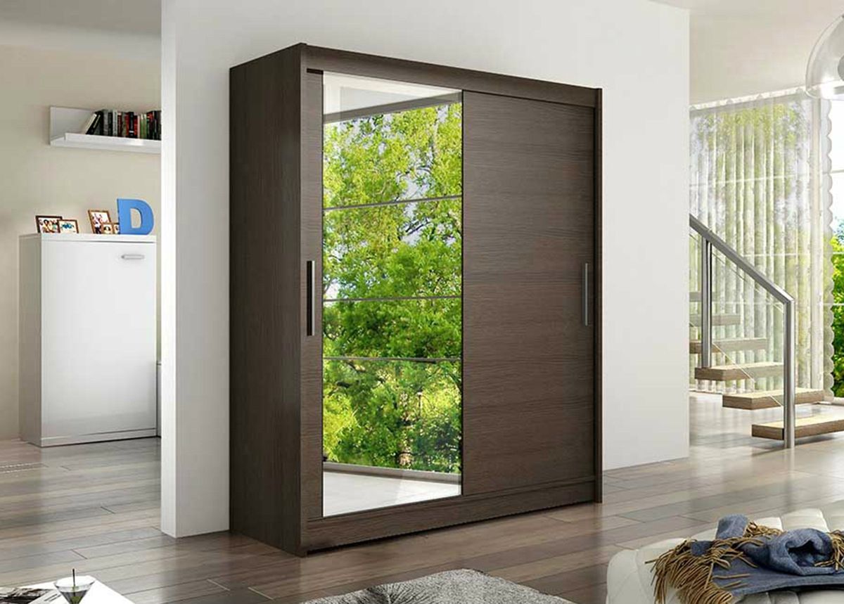 Vaatekaappi liukuovilla 150 cm kuvasuurennos