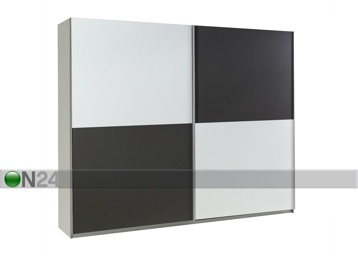 Vaatekaappi liukuovilla LUX 244 cm kuvasuurennos