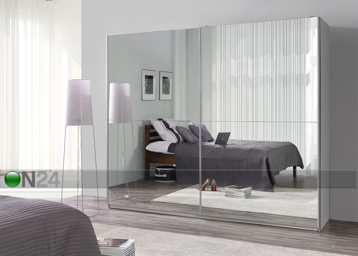Vaatekaappi liukuovilla LUX 244 cm kuvasuurennos