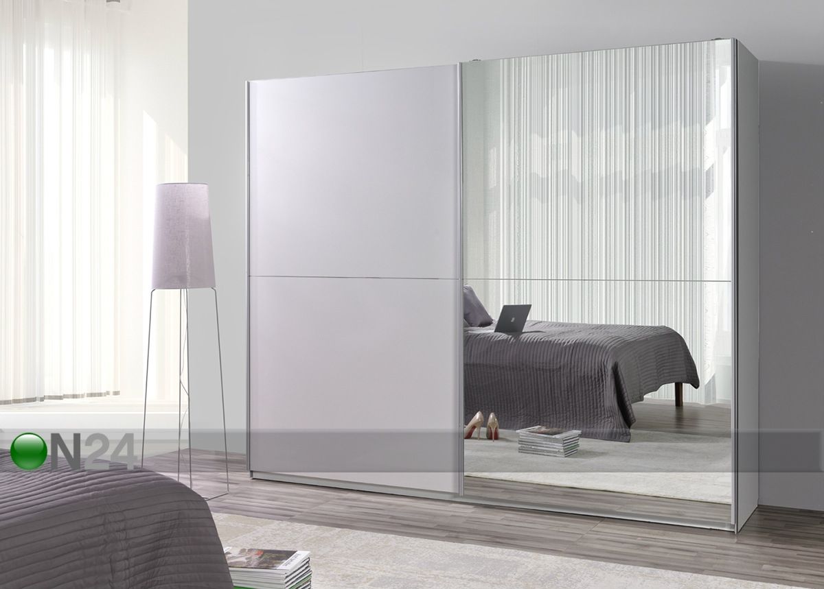 Vaatekaappi liukuovilla LUX 244 cm kuvasuurennos