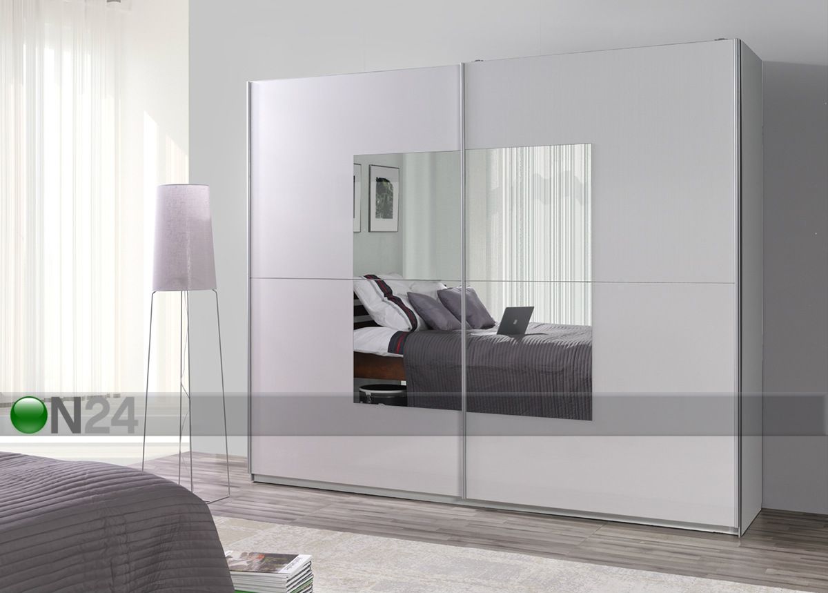 Vaatekaappi liukuovilla LUX 244 cm kuvasuurennos