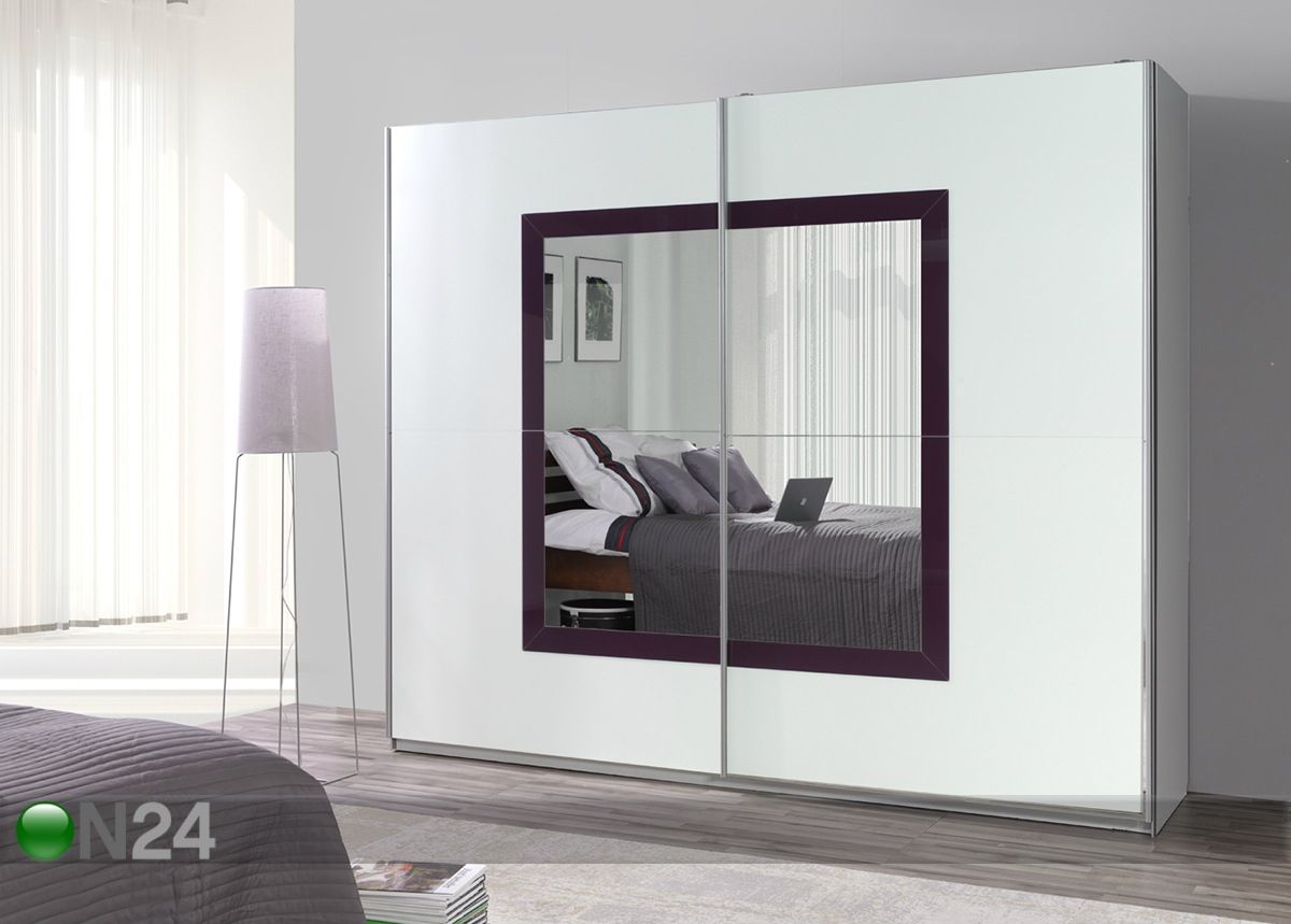 Vaatekaappi liukuovilla LUX 244 cm kuvasuurennos