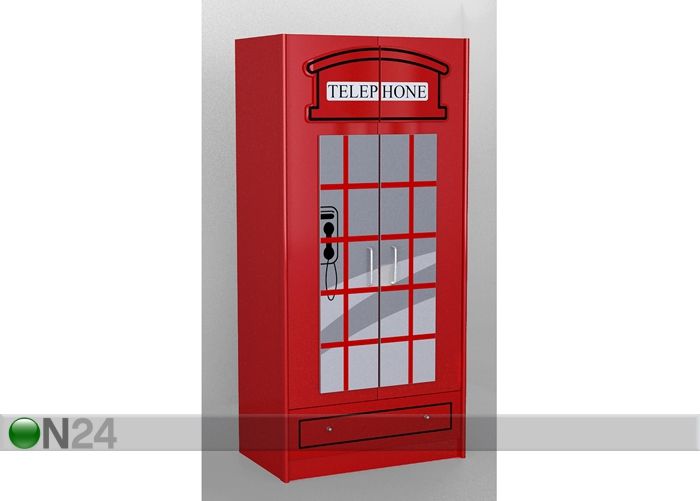 Vaatekaappi LONDON BUS kuvasuurennos