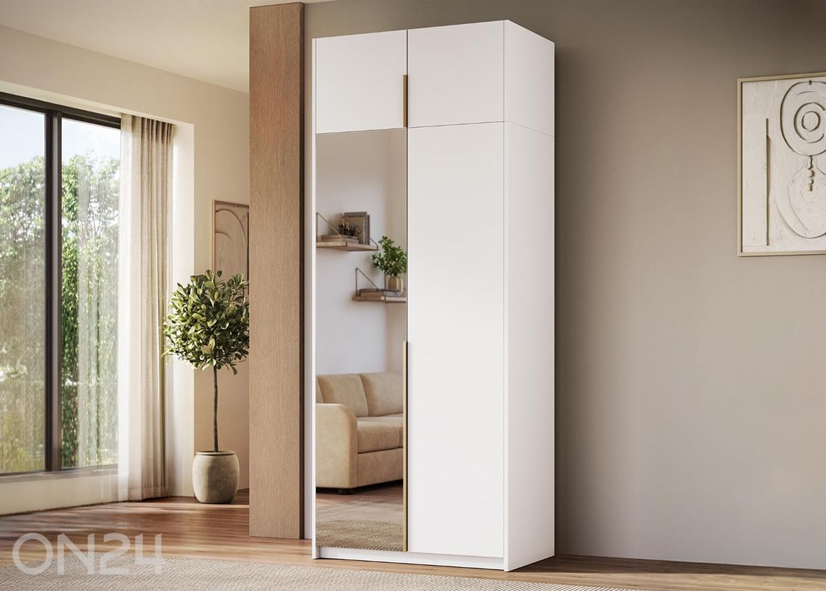 Vaatekaappi peilillä Alera II 100 cm kuvasuurennos
