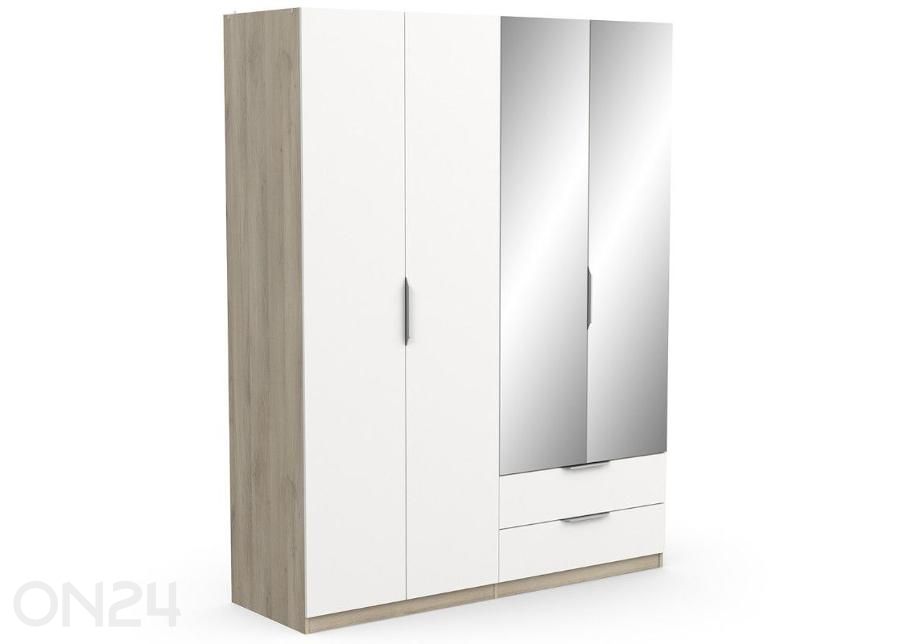 Vaatekaappi peilillä Ghost 157 cm kuvasuurennos