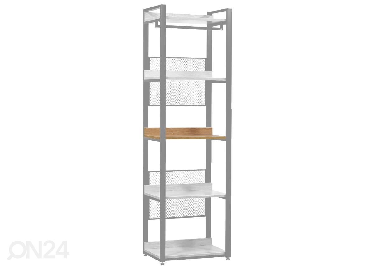Vaatekaappijärjestelmän hylly (60 cm, vaalea) kuvasuurennos