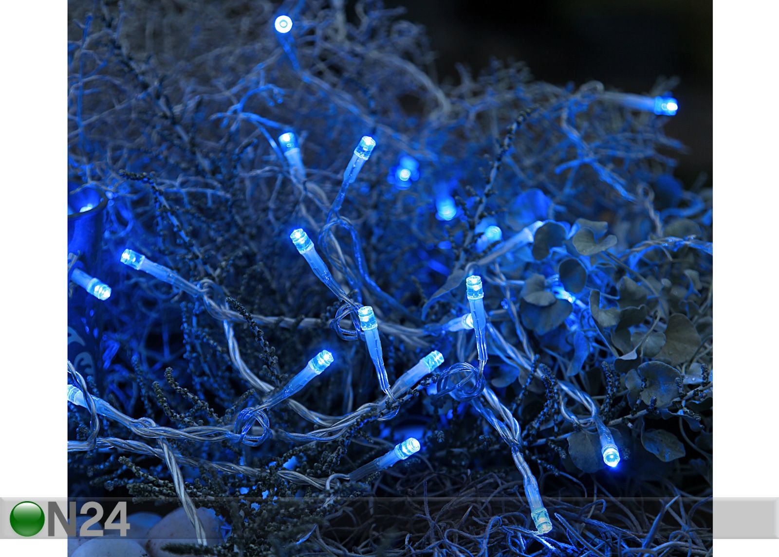 Valoketju ulkotiloihin 120 LED kuvasuurennos
