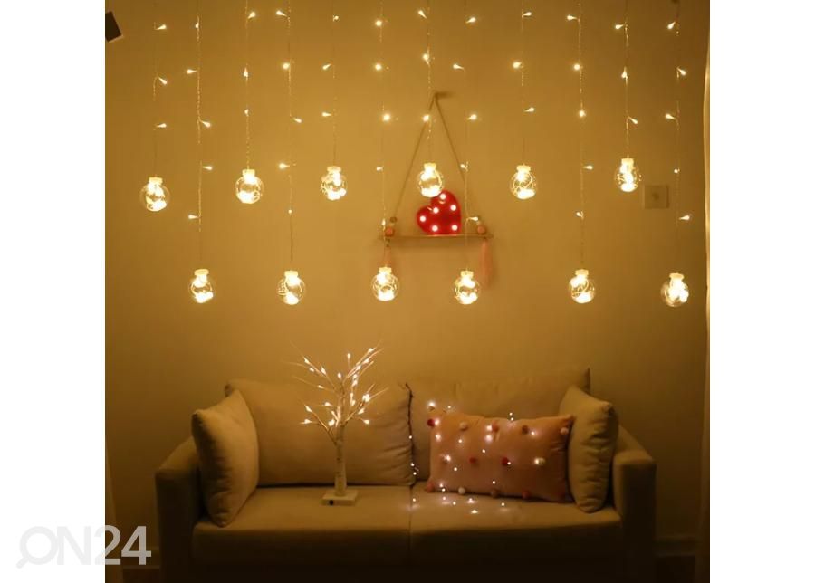 Valoverho 3 m 108LED kuvasuurennos