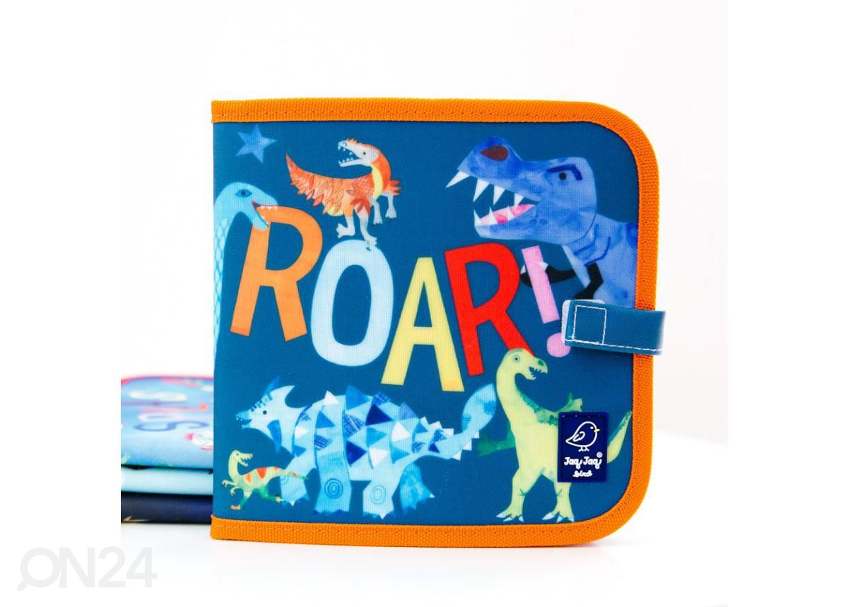 Värityskirja pölyttömillä liiduilla Jaq Jaq Bird Dinosaurukset 20x20 cm kuvasuurennos