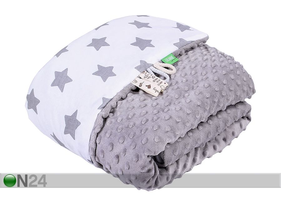 Vauvanpeitto LULANDO MINKY HARMAA 100x80 cm kuvasuurennos
