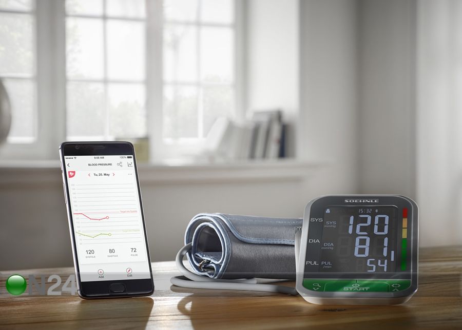 Verenpainemittari SOENHLE SYSTO MONITOR CONNECT 400 Bluetoothilla kuvasuurennos