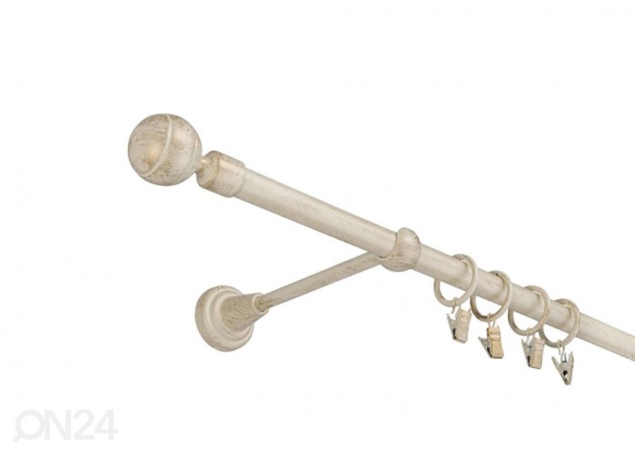 Verhotanko Paola 160 cm 1-rivinen, Ø16mm, hiottu ivalkoinen kuvasuurennos