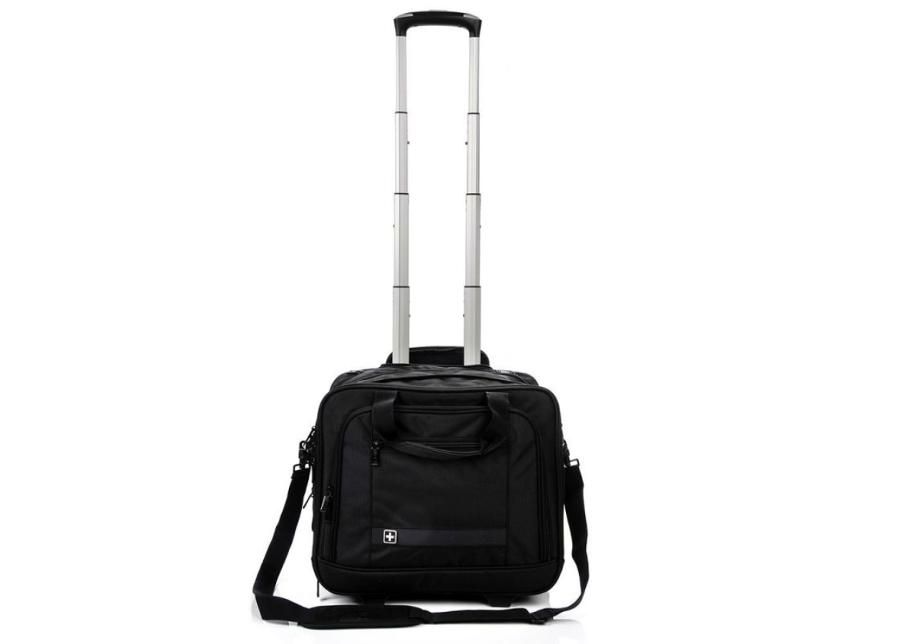 Vetolaukku/ kannettavan tietokoneen laukku pyörillä SwissBags Schaffhausen 37l kuvasuurennos