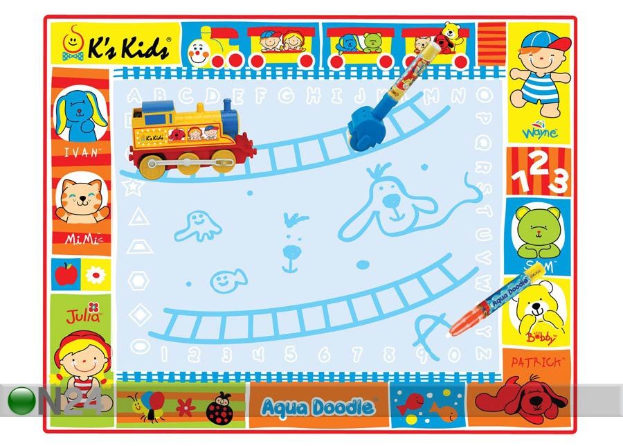 Veturi-piirrosmatto AQUA DOODLE kuvasuurennos