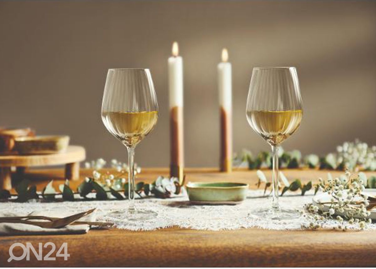 Viinilasit Plisse 38 cl, 4 kpl kuvasuurennos