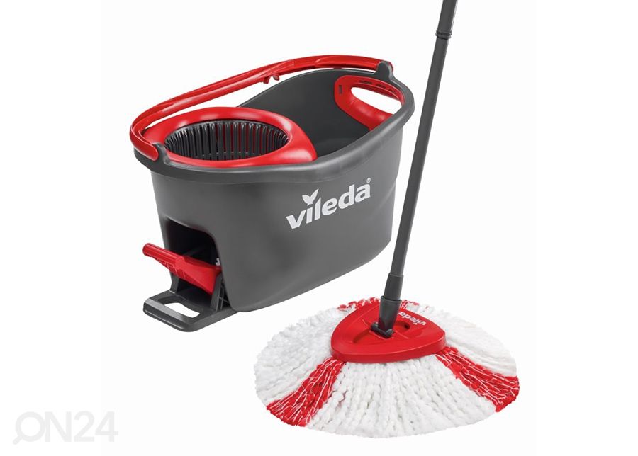 Vileda lattianpuhdistussetti Easy Wring&Clean Turbo moppi + sanko kuvasuurennos