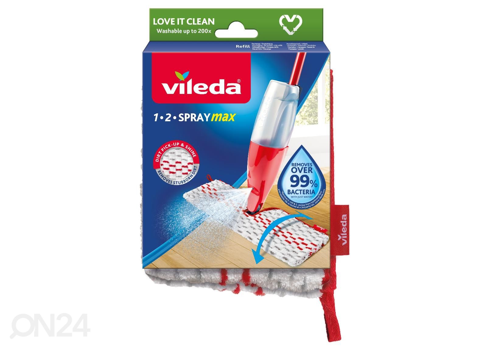 Vileda vaihtomoppi 1/2 Spray Max kuvasuurennos