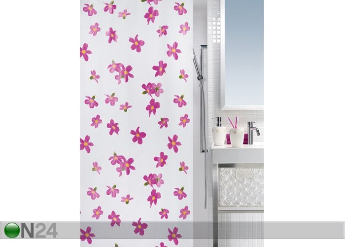 Vinyyli kylpyverho BESSY 180x200 cm kuvasuurennos
