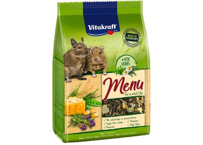 Vitakraft jyrsijöiden täysravinto menu vital 600 g kuvasuurennos