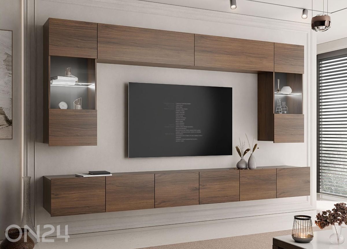 Vitriinikaappi Calabrini I + LED kuvasuurennos