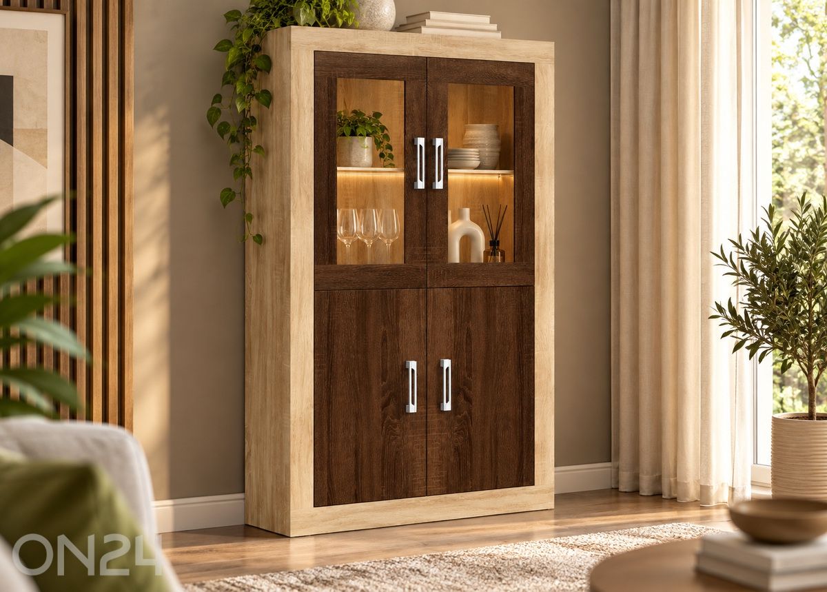 Vitriinikaappi Skibbereen 90 cm kuvasuurennos
