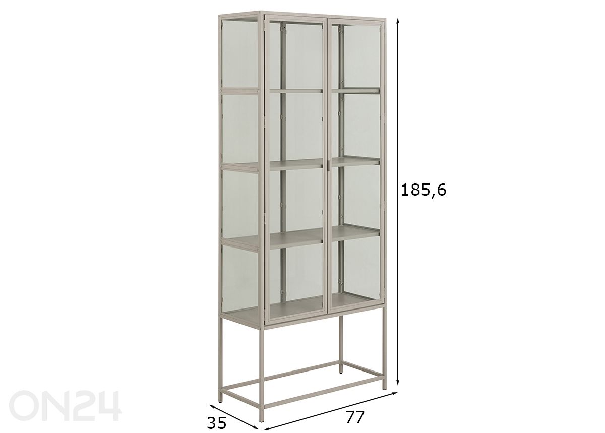 Vitriinikaappi Spectral kuvasuurennos mitat
