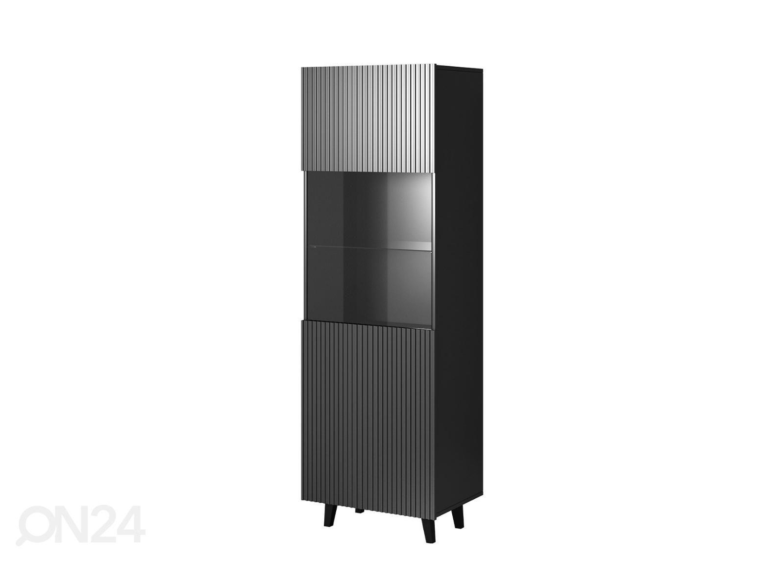 Vitriinikaappi Vamos Grey 60 cm kuvasuurennos