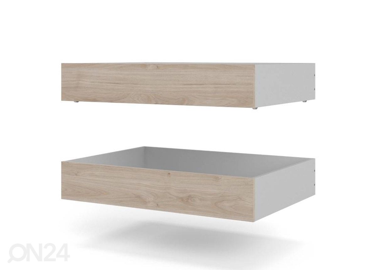 Vuodevaatelaatikot NAIA 99 cm, 2 kpl, hikkori kuvasuurennos