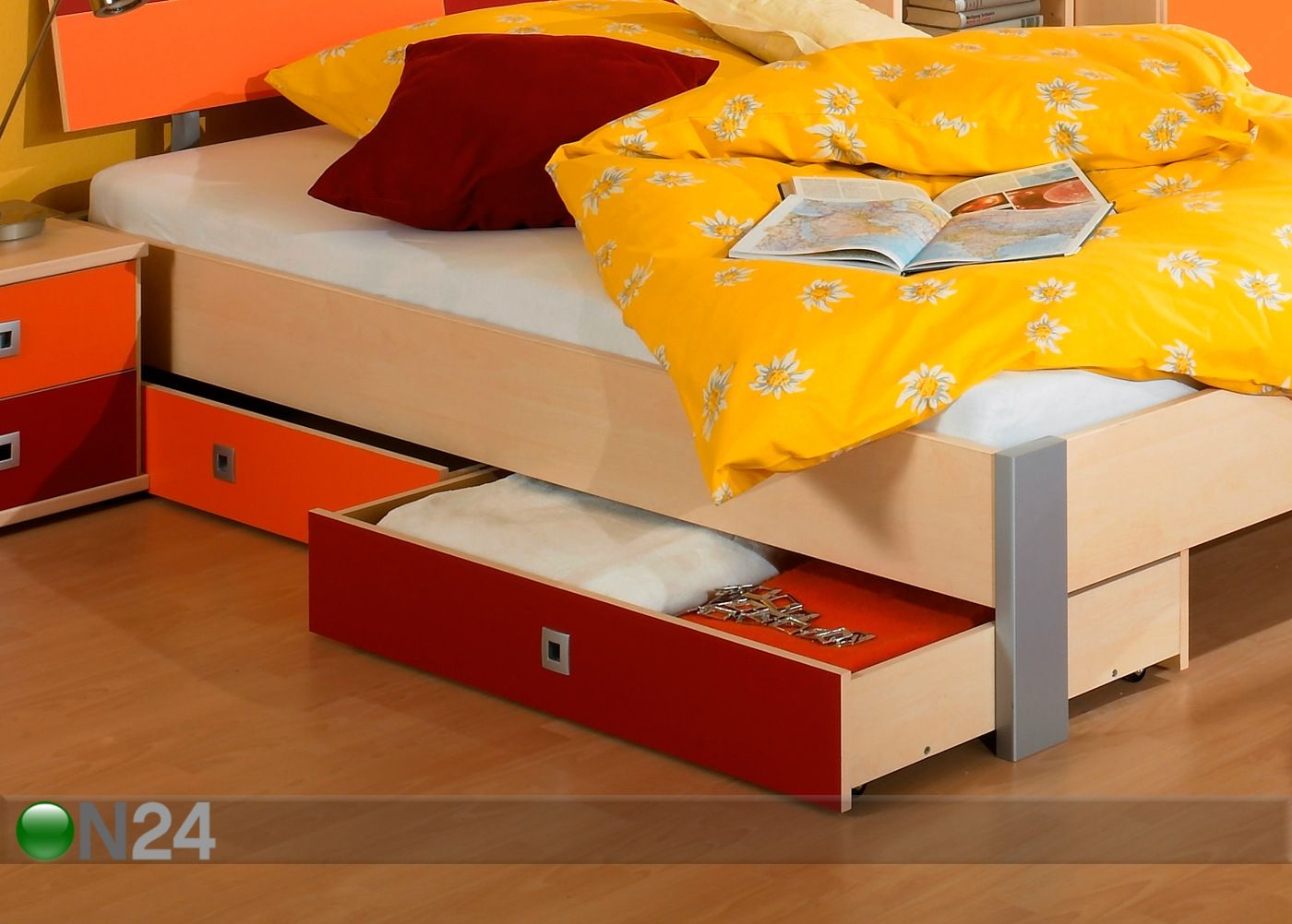 Vuodevaatelaatikot SUNNY, 2 kpl kuvasuurennos